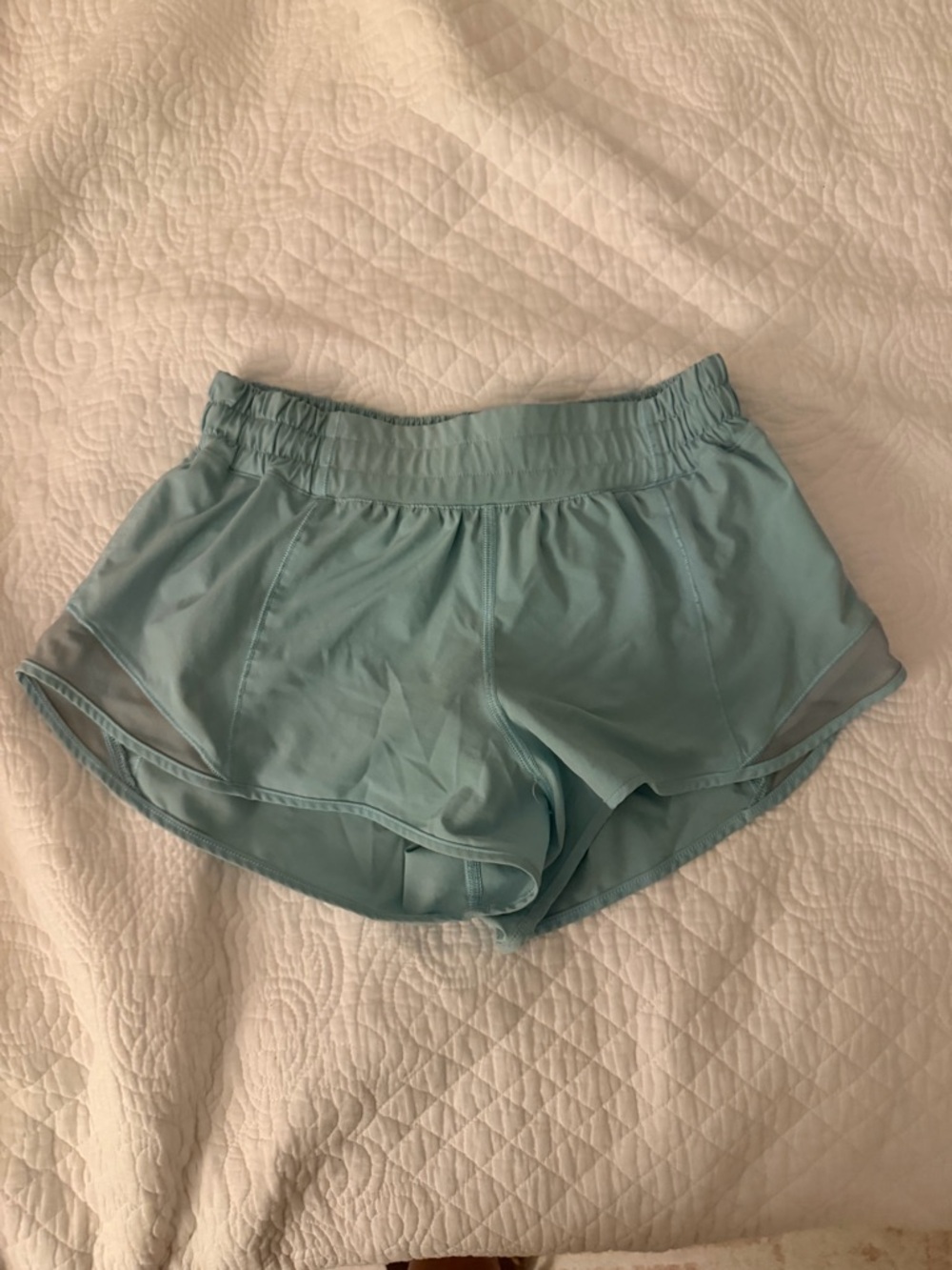 Light Blue Lululemon shorts